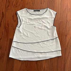 Zara XS White Blouse